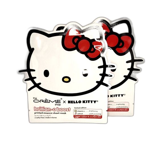 The Creme Shop Other - The Crème Shop Brillian-C Boost Essence Sheet Mask x2 - Creme X Hello Kitty